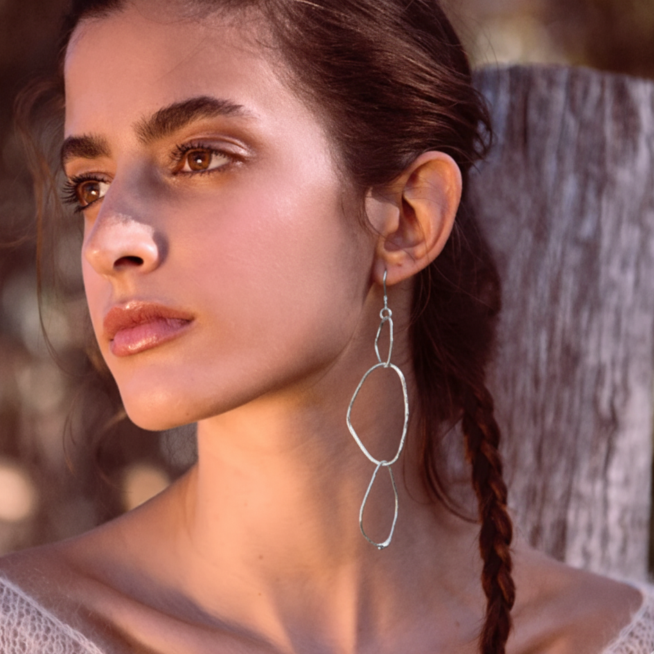 Aros Glam Plata - MINIMAL GOLD