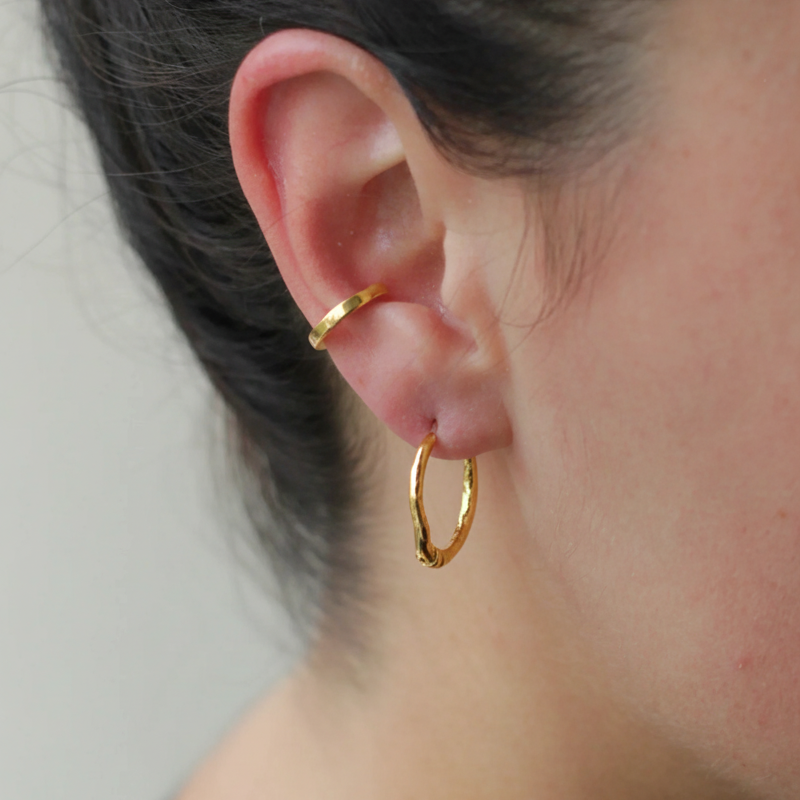 Aros Argollas Pequeñas Oro - #zerowaste