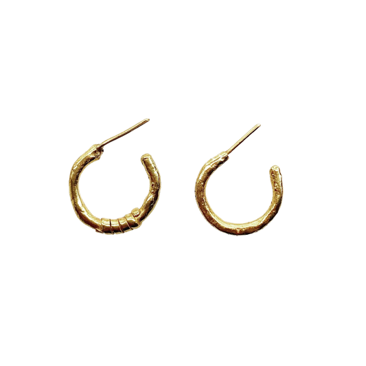 Aros Argollas Pequeñas Oro - #zerowaste