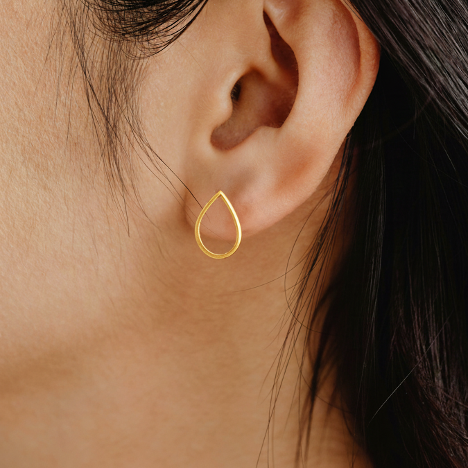 Aros Gota Oro - MINIMAL GOLD