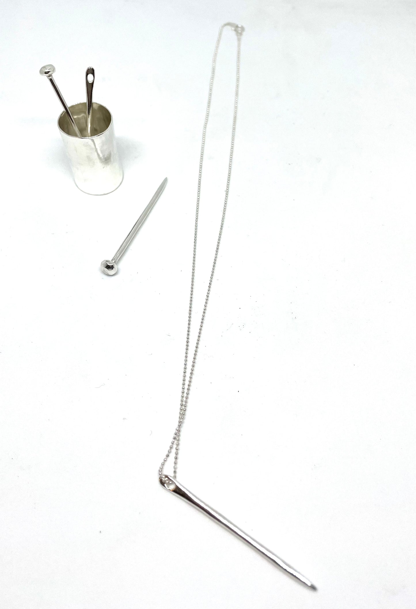 Colgante Aguja de Plata