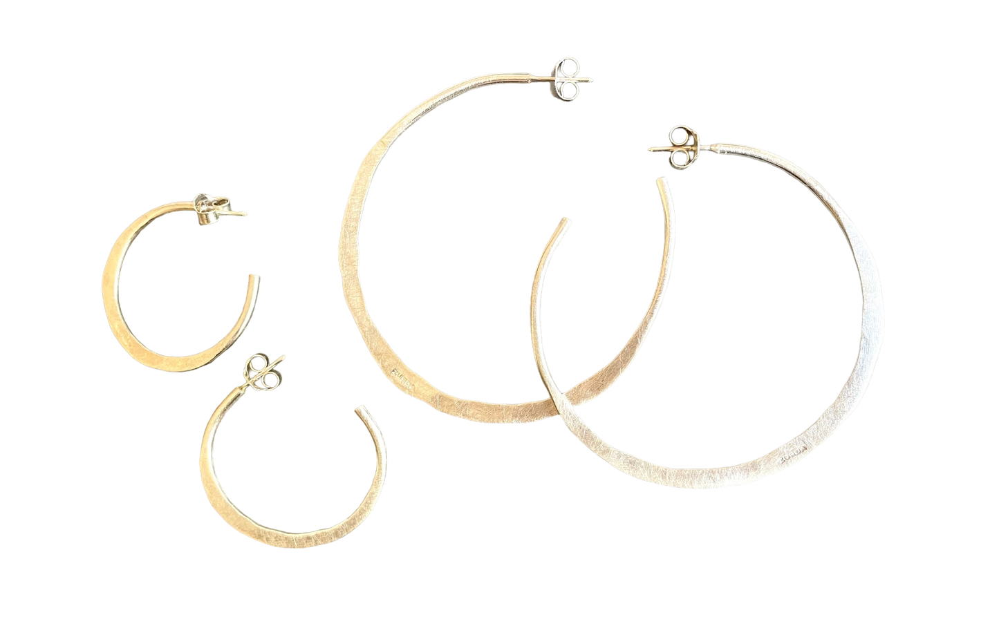 Aros Argolla Tribal Plata MAXI