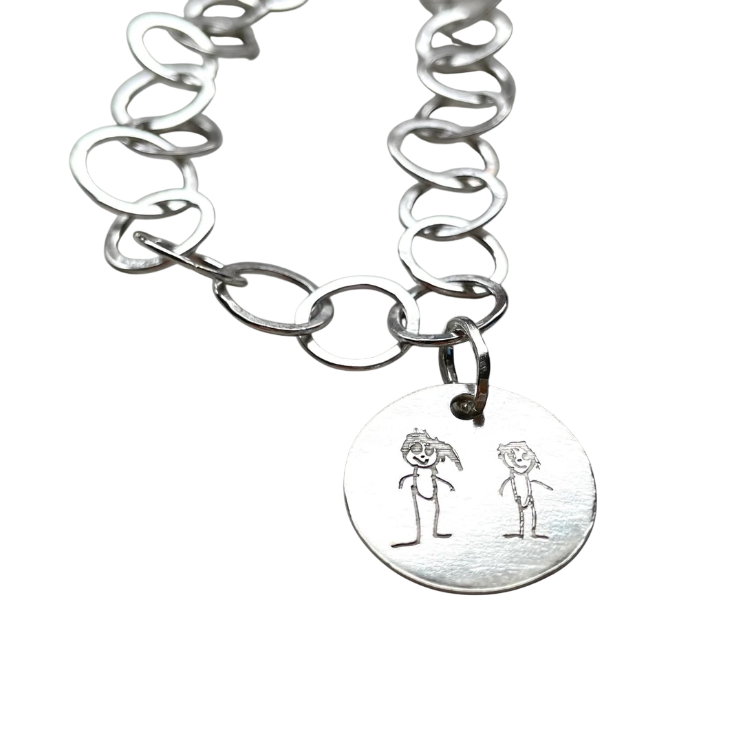 Pulsera con medalla personalizada