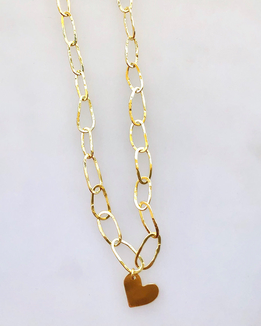 Collar Forjado Corazón - MINIMAL GOLD