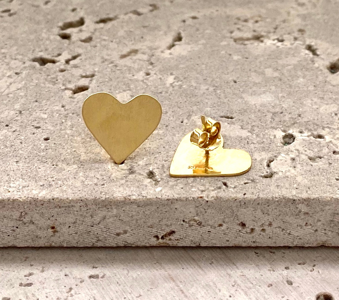 Aros corazón - MINIMAL GOLD