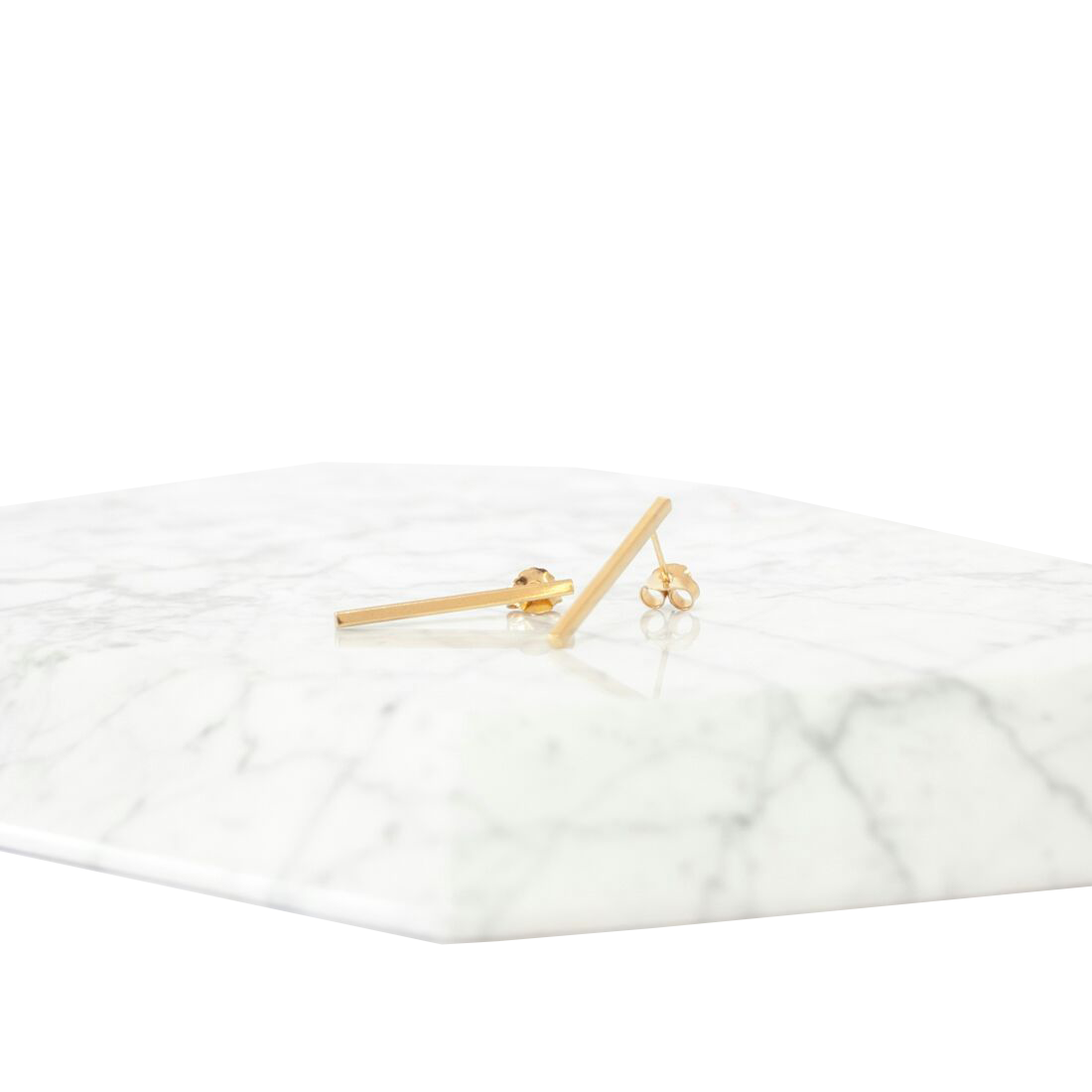 Aros Palito 3 cms Oro - MINIMAL GOLD