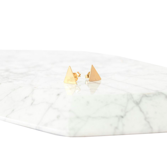 Aros Triángulo Pequeño - MINIMAL GOLD