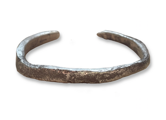 Brazalete texturado Plata